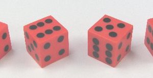 Red Plastic Dice