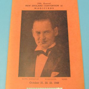 13th Annual New England Convention of Magician's Program Booklet 1949