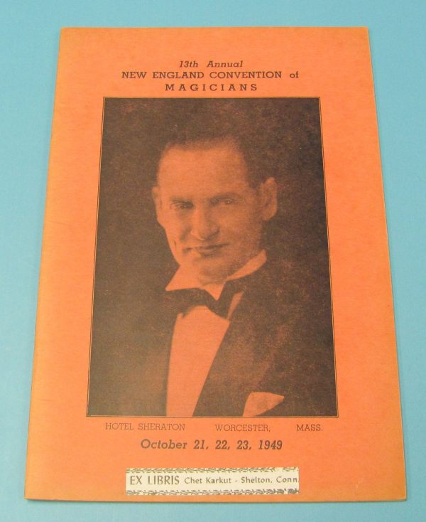 13th Annual New England Convention of Magician's Program Booklet 1949