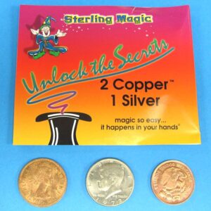2 copper and 1 silver coin transposition