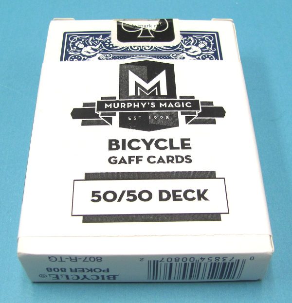 50-50 Force Deck Bicycle Blue Back 7 of Spades