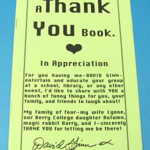 A Thank You Book (David Ginn)