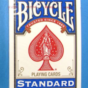 bicycle poker size deck #808 blue back