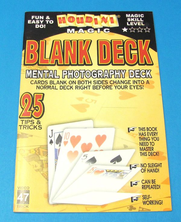 Blank Deck Booklet