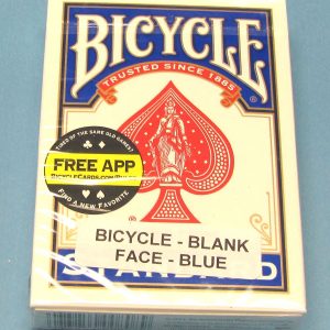 Blank Face Bicycle Blue Backs