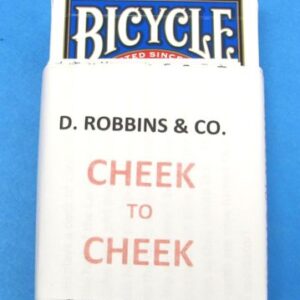 cheek to cheek deck blue backs (bicycle)