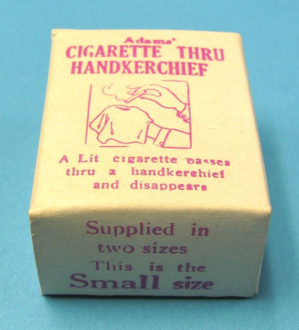 Cigarette Thru Handkerchief (Small)
