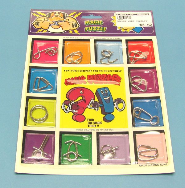 Deluxe Magic Wire Puzzles Set