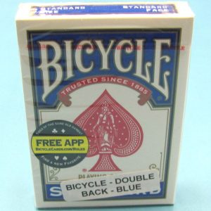 Double Back Deck Bicycle Blue Backs