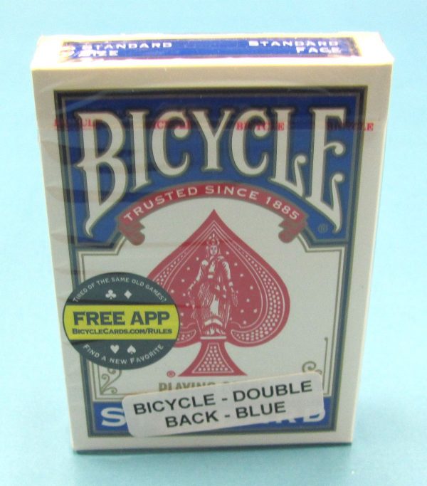 Double Back Deck Bicycle Blue Backs