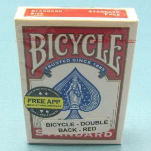 Double Back Deck Bicycle Red Backs