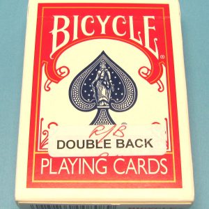 Double Back Deck Bicycle Red-Blue Backs