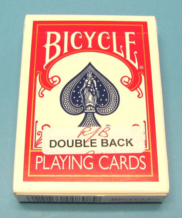 Double Back Deck Bicycle Red-Blue Backs