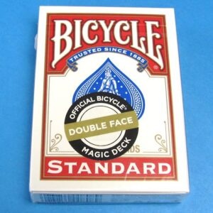 double face cards (bicycle red back)