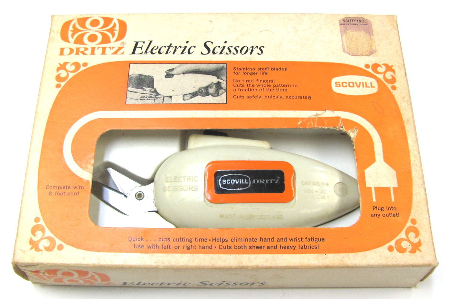 Dritz Vintage Electric Scissors #716