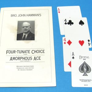 Four-Tunate Choice and Amorphous Ace Outdone