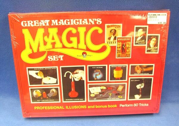 great magicians magic set (large) with video