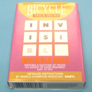 Invisible Deck Blue Back Bicycle