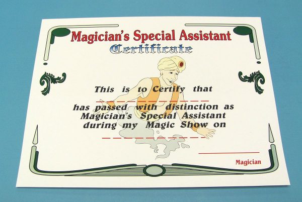 Magician's Special Assistant Certificate Wand