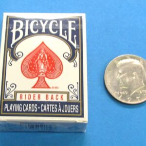 miniature bicycle deck blue backs