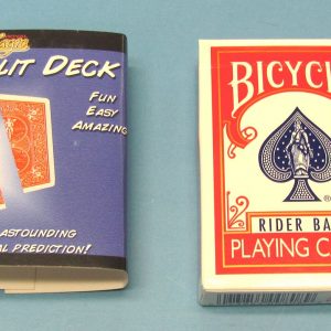 Split Deck Red Back Bicycle