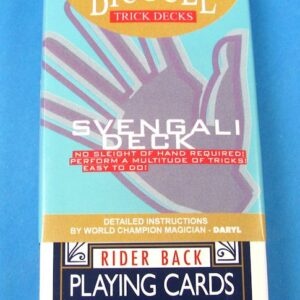 svengali deck blue backs (bicycle)