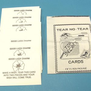 Tear No-Tear Cards (Good Luck Charm)