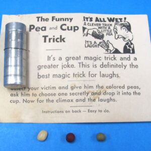 funny pea and cup trick (vintage)