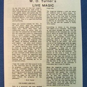 W. O. Turners Live Magic