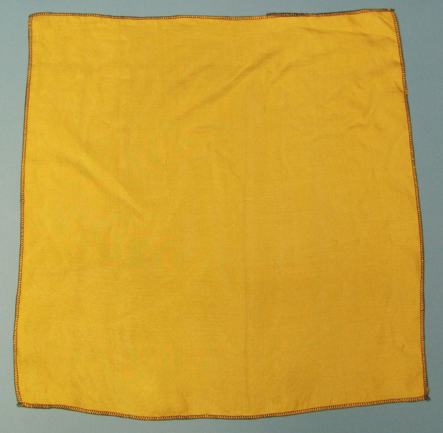 Silk - 12 Inch - Yellow Orange With Black Hem | Winkler's Magic Warehouse