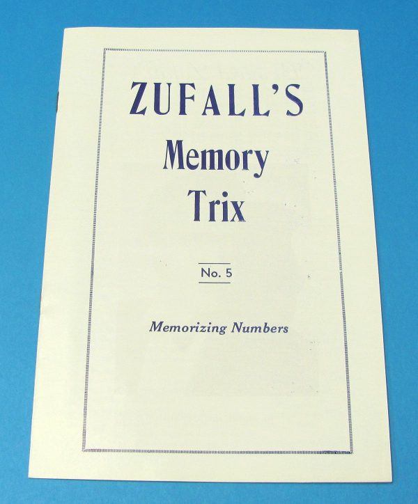 Zufall's Memory Trix 5 - Memorizing Numbers