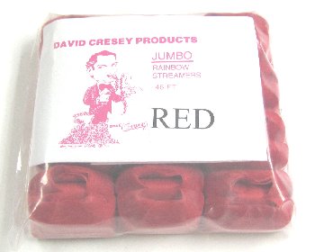 Cresey Mouth Coils - 46 Feet - Solid Red