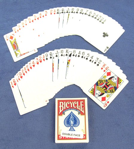 thumbnail image 2 of Bicycle Double Face No Back Standard Magic Tricks Card Deck - USPCC Red (New) 2 of 6
