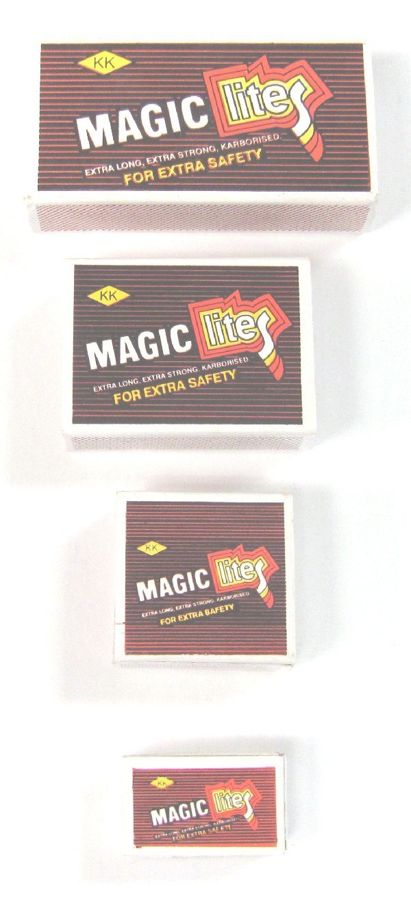 Diminishing Match Boxes