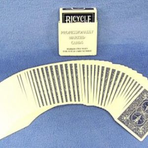 Marked Cards (2 Way) - Bicycle Poker - Blue Backed