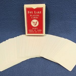 Double Blank Cards Fox Lake Red Case