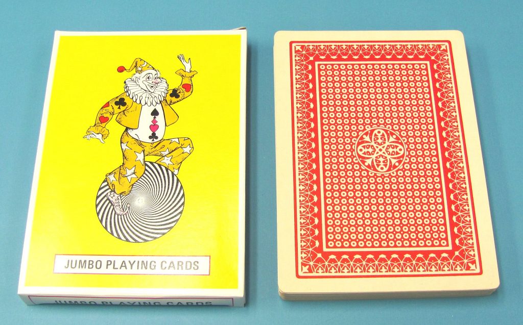 Jumbo Playing Cards 94100 Red PreOwned Winkler's Magic Warehouse