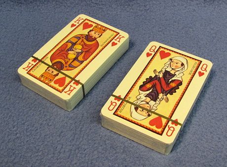 Medieval Theme Playing Cards - Faces