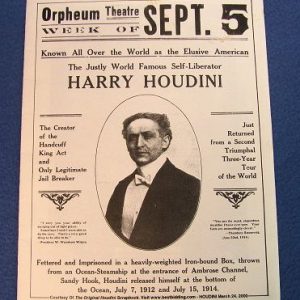 Houdini Auction Booklet March 24, 2000