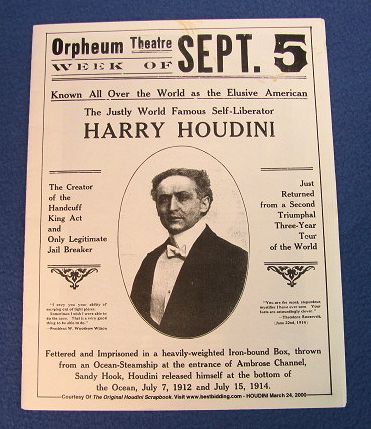 Houdini Auction Booklet March 24, 2000