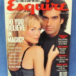 David Copperfield Cover of Esquire Magazine April 1994