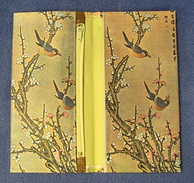 Korean Decorative Bi-Fold Wallet - Birds-2