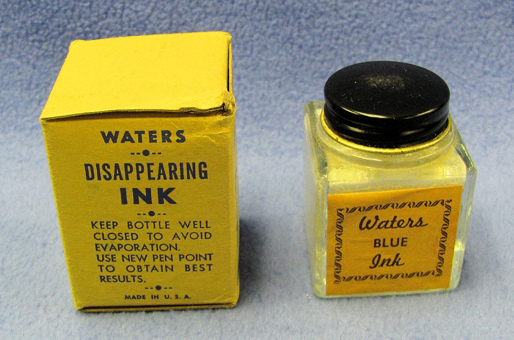 Vintage Water's Disappearing Ink Joke