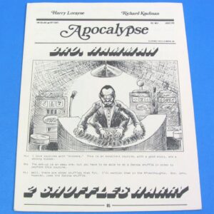 apocalypse vol. 1 no. 8 aug. 1978 (harry lorayne)