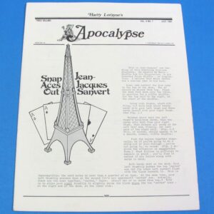 apocalypse vol. 4 no. 7 july 1981 (harry lorayne)