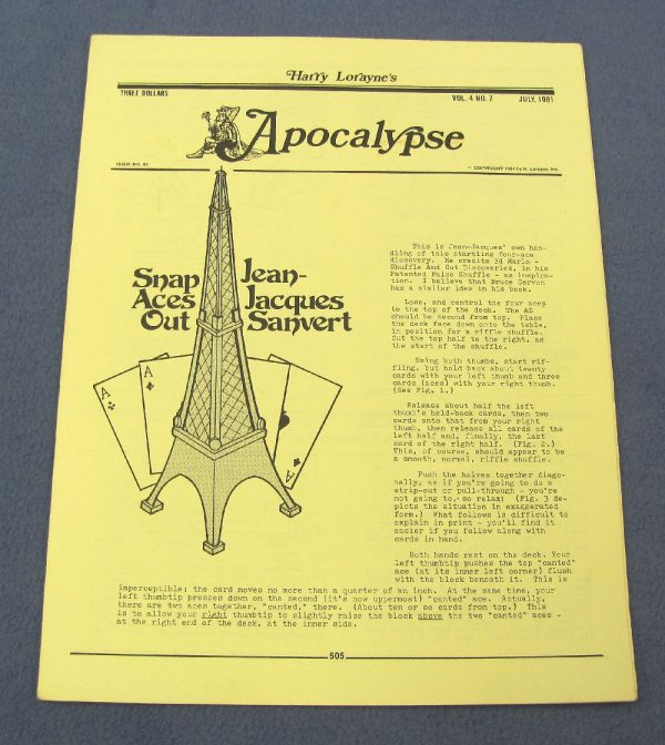 Apocalypse Vol 4 Number 7 July 1981
