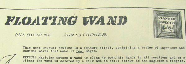 Floating Wand #2 (Milbourne Christopher)-2