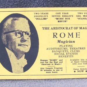 Rome The Magician Ephemera