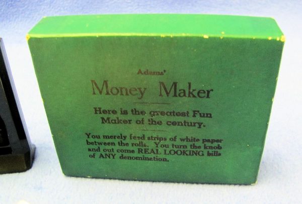Vintage Adams' Black Money Maker With Box-2