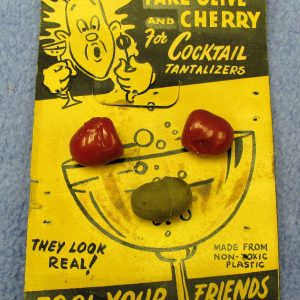 Vintage Fake Olive and Cherry Joke